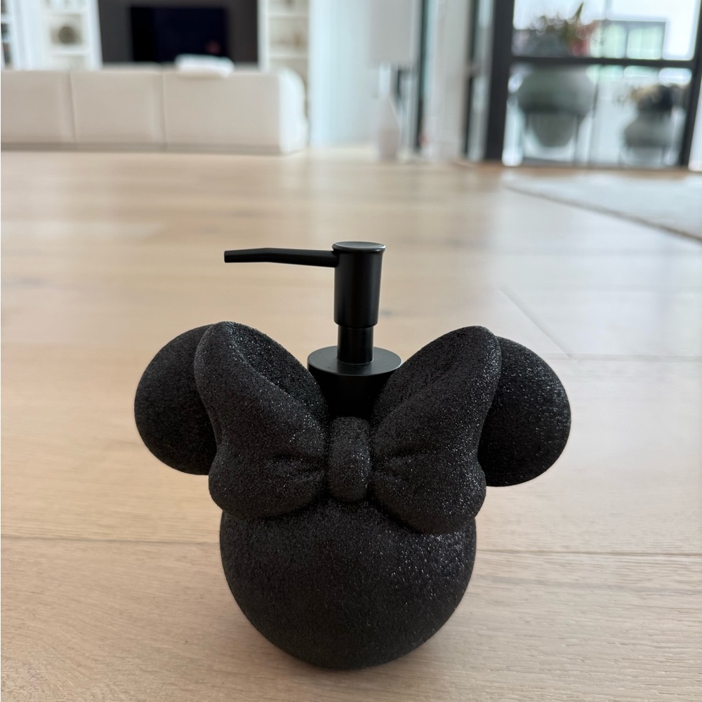 Black Mickey Mouse Soap Dispenser